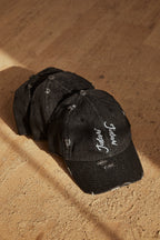 DISTRESSED DENIM ‘JATARI’ CAP